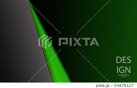Abstract green dark grooved design with a dark corner 54876127