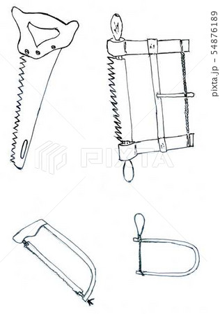 Hand Saws Sketch Hand Saws Sketch 54876189
