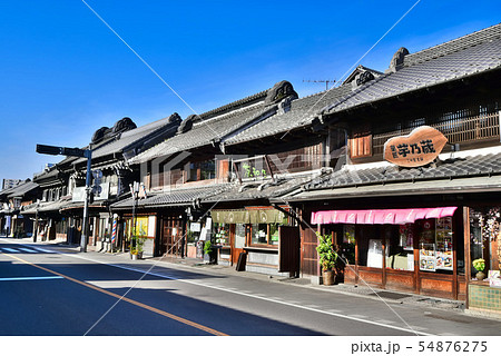 小江戸　川越の町並み 54876275