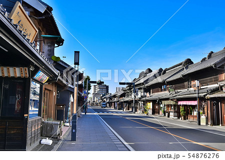 小江戸　川越の町並み 54876276