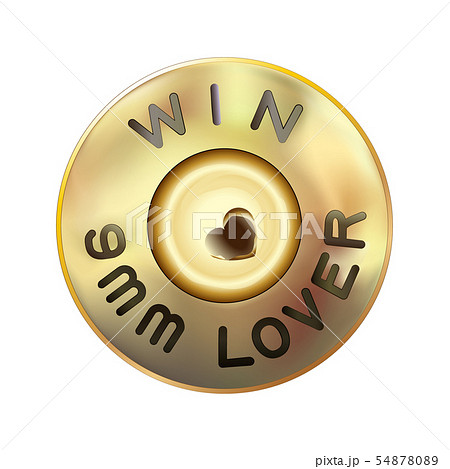 Isolated caliber of weapon bullets icon 54878089