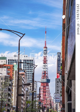 【東京タワー 街並み】 【東京タワー 街並み】 54878182