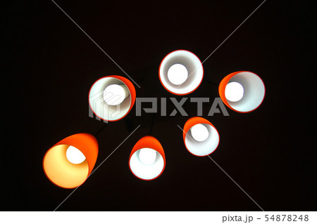 hanging lamp with light bulbs 54878248