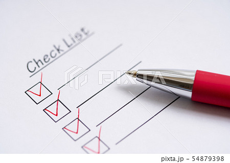 チェックリスト チェックリスト 54879398