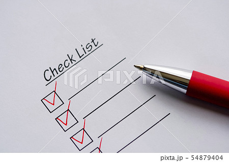 チェックリスト チェックリスト 54879404