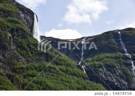 ネーロイフィヨルド グドヴァンゲン風景 ネーロイフィヨルド グドヴァンゲン風景 54879559