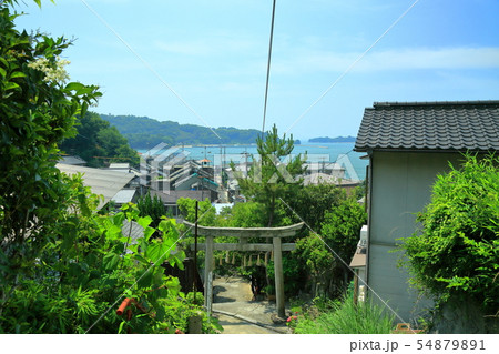 牛窓天神社からみた牛窓港 54879891
