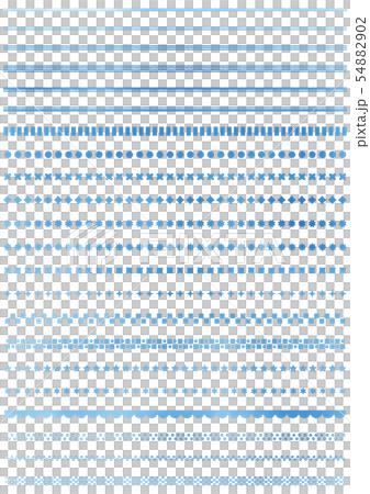 Line pattern _ blue - Stock Illustration [54882902] - PIXTA