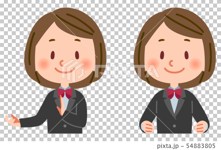 Posing to have a student (woman) Posing to have a student (woman) 54883805