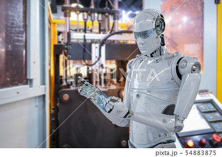 robot in factory robot in factory 54883875