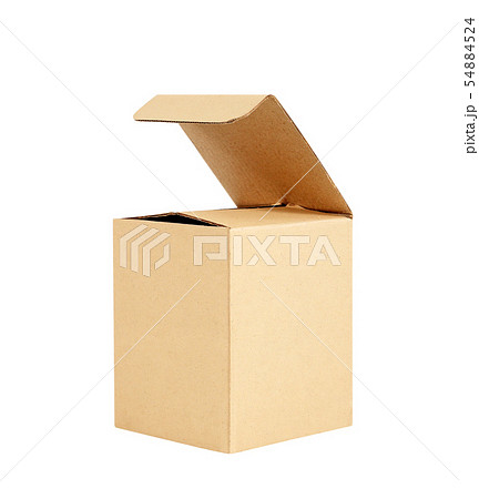 cardboard box, isolated on white background cardboard box, isolated on white background 54884524