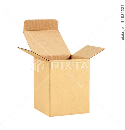 cardboard box, isolated on white background cardboard box, isolated on white background 54884525
