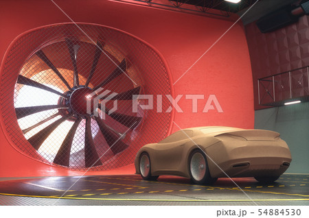 Wind Tunnel Clay Car Design Transportation 54884530