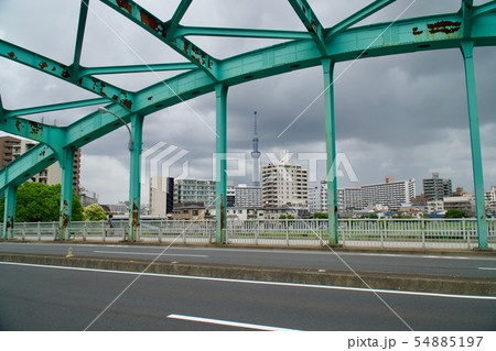 江東新橋から見た東京スカイツリー 54885197
