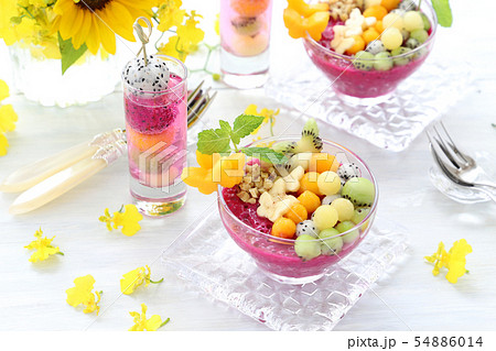 レッドドラゴンフルーツ　スムージー 54886014