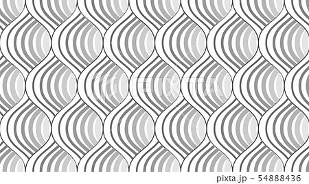 The geometric pattern with wavy lines. Seamless 54888436