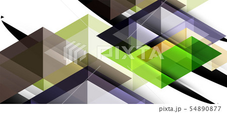 Modern mosaic triangle template background, great design for any purposes. Abstract geometric 54890877