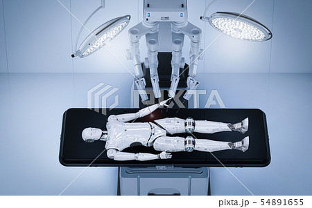 robot surgery maintenance ai cyborg . 54891655