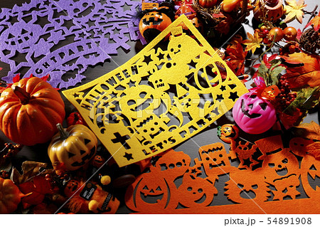 ハロウィンイメージ トリックオアトリート ハロウィンイメージ トリックオアトリート 54891908