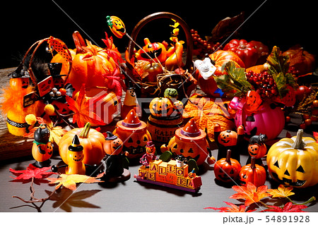 ハロウィンイメージ トリックオアトリート ハロウィンイメージ トリックオアトリート 54891928
