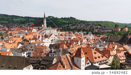 Old town Cesky Krumlov city view in Czech Republic Old town Cesky Krumlov city view in Czech Republic 54892482