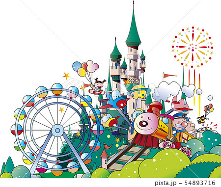 Meet me at my Happy Place Vector Orlando Theme Park Illustration Design  Art Print for Sale by tachadesigns