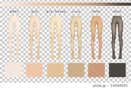 Stockings color swatch - Stock Illustration [54894091] - PIXTA