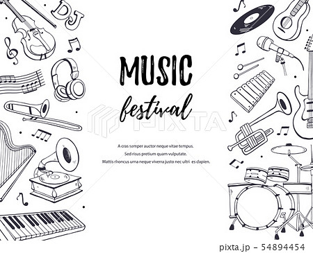Music festival poster 54894454