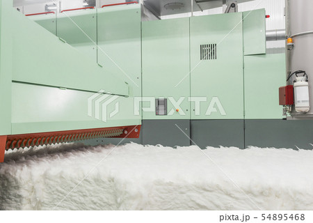 carding machine in textile factory 54895468