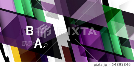 Colorful repeating triangles modern geometric in contemporary style on white background. Abstract Colorful repeating triangles modern geometric in contemporary style on white background. Abstract 54895846