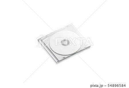 Blank white transparent disk case mockup closed, Blank white transparent disk case mockup closed, 54896584