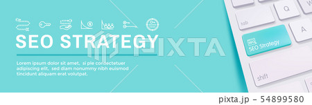 SEO Strategy - Search engine optimization concept SEO Strategy - Search engine optimization concept 54899580
