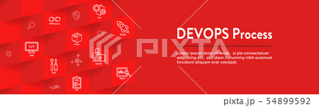 DevOps Icon Set - Dev Ops Web Header Banner DevOps Icon Set - Dev Ops Web Header Banner 54899592