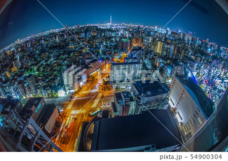 東京の夜景(文京シビックセンターから) 東京の夜景(文京シビックセンターから) 54900304