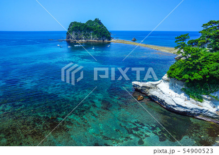 西伊豆 トンボロ現象 西伊豆 トンボロ現象 54900523