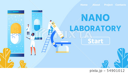 Nano Laboratory with Modern Equipment Landing Page Nano Laboratory with Modern Equipment Landing Page 54901012