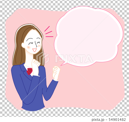 Guts pose high school student student illustration 54901482