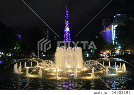 夜の大通公園（札幌テレビ塔） 54902192