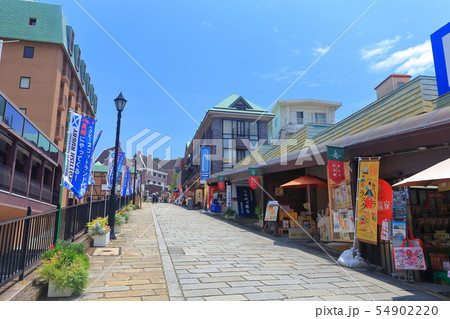 【長崎県】晴天下のグラバー通り 54902220