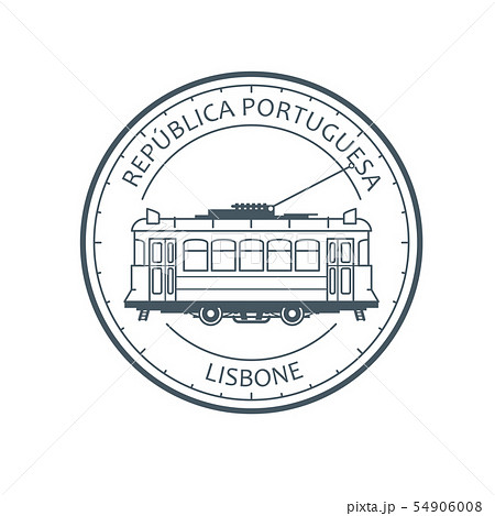 Vintage city tram - tramway in Lisbon, Portugal Vintage city tram - tramway in Lisbon, Portugal 54906008