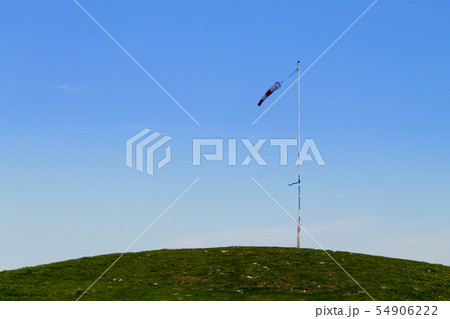 Isolated windsock on blue sky, sport background 54906222
