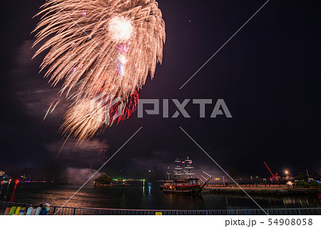 （静岡県）下田黒船祭　海上花火大会 54908058