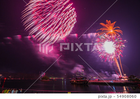 （静岡県）下田黒船祭　海上花火大会 54908060