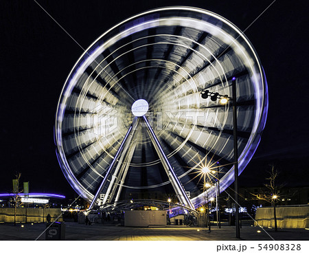 Echo Wheel of Liverpool by night 54908328