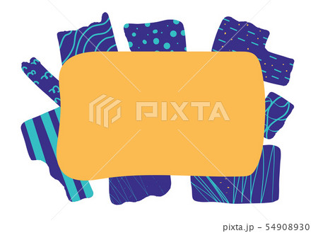 Set of random design elements. Vector collection. Set of random design elements. Vector collection. 54908930