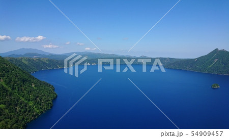 北海道摩周湖稀に見る晴天 北海道摩周湖稀に見る晴天 54909457