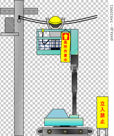 High place work vehicle (during high place work) High place work vehicle (during high place work) 54910901