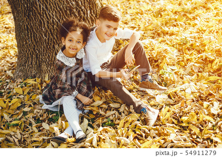 children in a park 54911279