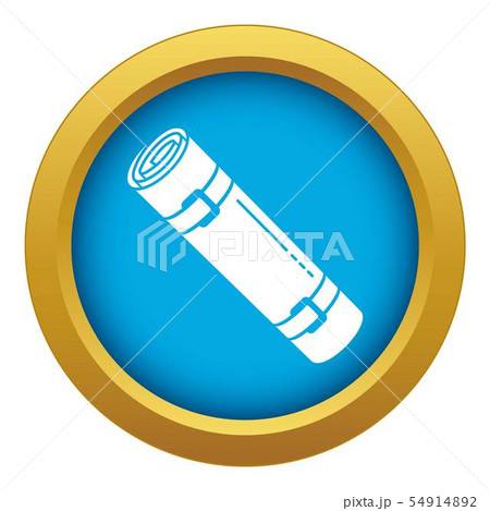 Sleep mattress icon blue vector isolated Sleep mattress icon blue vector isolated 54914892