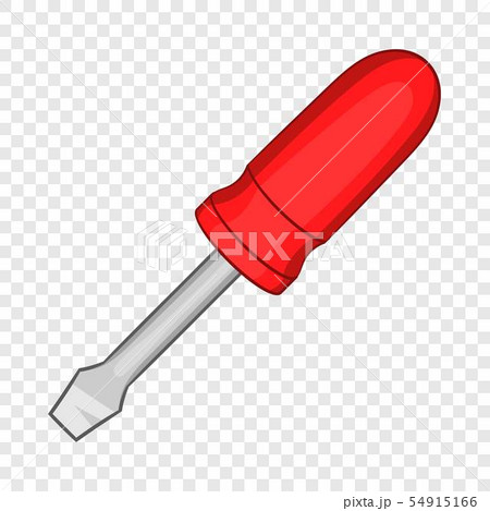 Minus screwdriver icon, cartoon style 54915166